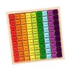 Rainbow Multiplication Board Times Table Games 9x9 Times Table Tray for Arithmetic