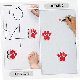 LALAFINA 15pcs Magnetic Whiteboard Erasers Portable Dry Erase Cleaning Tools for Classroom Home and Office Washable Chalkboard Erasers for Felt Cloth Eraser