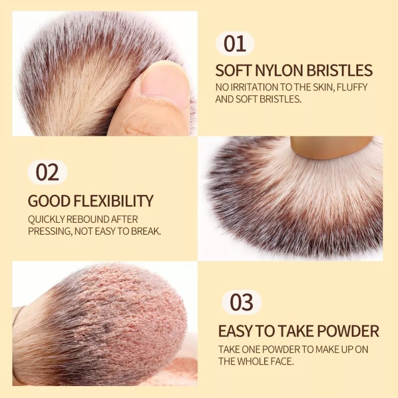 Maange Juegos De Pinceles De Maquillaje De 18 Piezas Con
