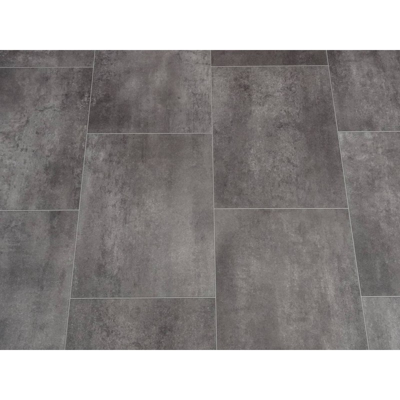 Alpha-Tex PVC floor covering, vinyl floor in elegant tile look,