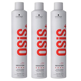 3 x Schwarzkopf Osis Session Haarspray für extremen Halt 500 ml