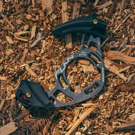 FUNN Zippa AM Chain Guide ISCG05 Interface BSA Adapter Included 32T-38T Mountain Bike Chain Protector (Grey)