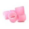6 Pack Super Jumbo Self Grip Hair Rollers Pro Salon