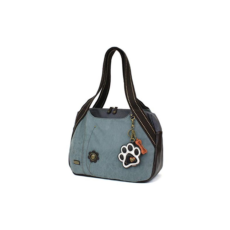 Chala Bowling Bag Indigo - PawPrint B&W