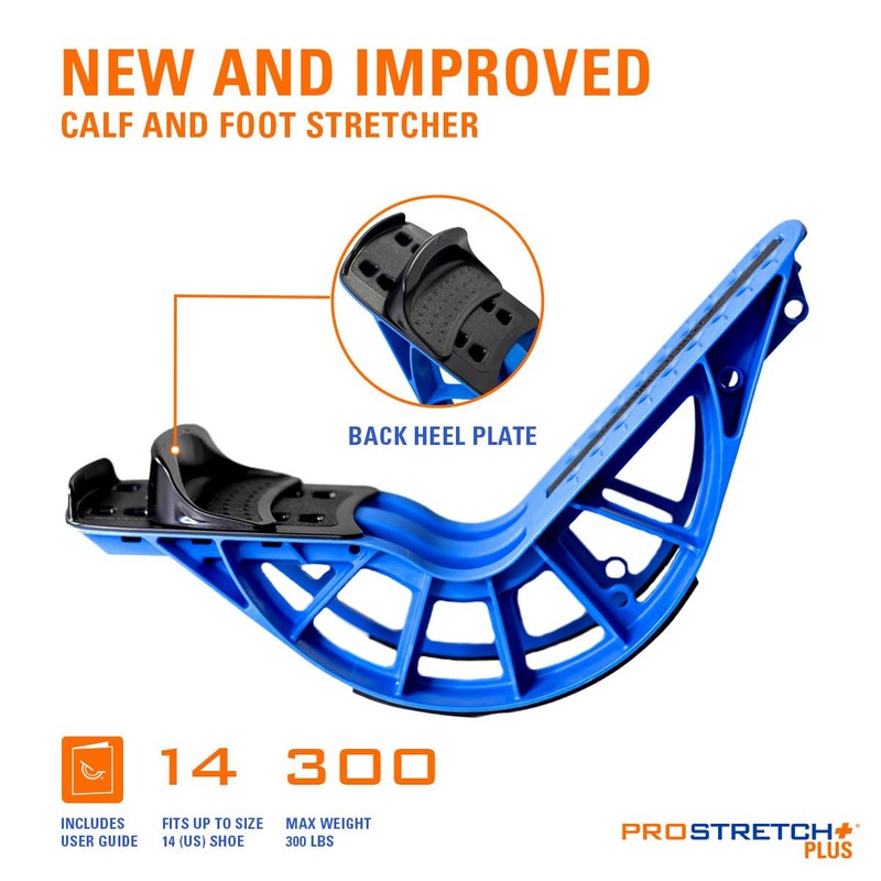 ProStretch Plus Blue - Adjustable Calf Stretcher & Foot Rocker