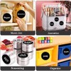 2 Inch Black Circles Sticker Round Coding Dots Labels Self-Adhesive