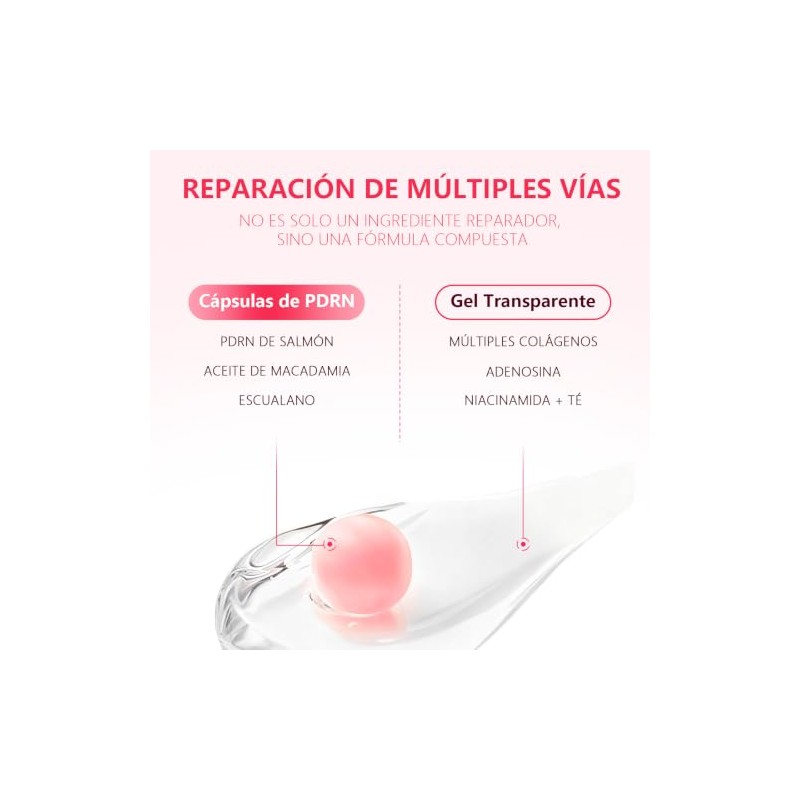 Crema Coreano Facial Salmon Dna Pdrn Multi Péptido Niacinamida Cuidado