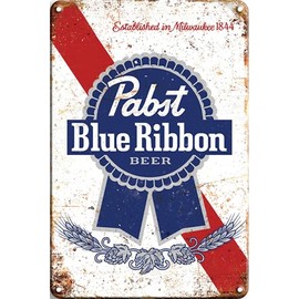 MaxTil BEER Vintage Metal Sign Wall Decor Tin Signs Retro Metal Tin Sign Home Office Bar Pub Decorations 8x12 Inch(20x30cm)