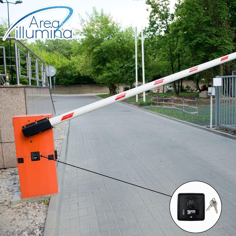 Area illumina Selettore a Chiave da Esterno in Tecnopolimero, Start/Stop,