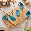 E-far Silicone Cooking Utensils Set, 5-Piece Kitchen Utensils Set with