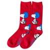 PEANUTS SN1044NJ Nostalgica High Socks Red