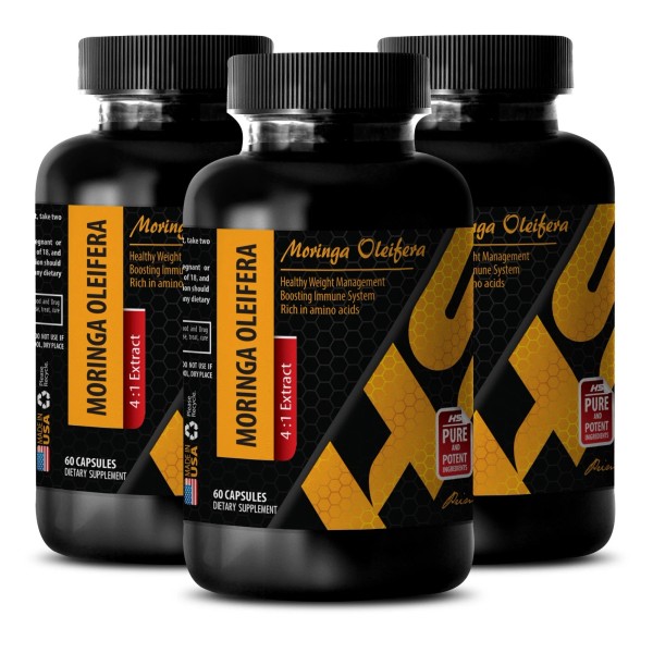HS PRIME Green antioxidant - MORINGA OLIEFERA Leaf 1200mg -