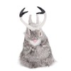 Simulation Antler Rabbit Ornament Cute Rabbit Home Decorations Animal Model