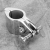 Akozon Bimini Top Hinge Rail Bracket 2 Pieces Steel Boat