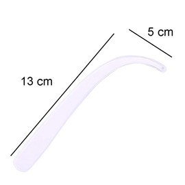 5 Pieces Bend-Shape Transparent Acrylic Earring Try-on Stick Try-Free Earrings Display Props Tool Try-on Strip for Earrings, Studs, Etc