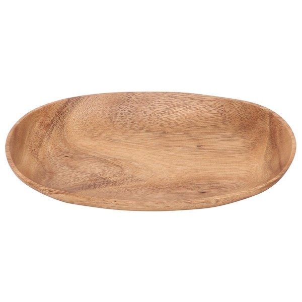 No Double Trade Acacia Oval Plate 22 X 15 cm
