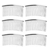 Senkary 10 Pieces Metal Hair Comb Clip Wire Wedding Bridal