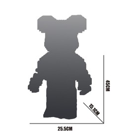 dOHOb DJ Bear Building Block Set, 7977 Pieces, Collection Display Set for Adults