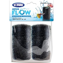 Lomas Repuesto Esponja para Filtro Rápido AquaFlow 10 20 30 Peceras y Acuarios 2 Piezas