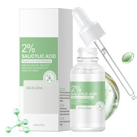 2% Salicylic Acid Serum for Face with Hyaluronic Acid, Hydrating Serum for Face, Moisturizing Face Serum, Daily Face Moisturizer for All Skin Types, 30 ml / 1 fl oz