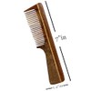 THE Unltd India finest Neem wood Handmade Comb For Detangling