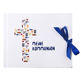 Goldbuch Photo Spiral Book Communion White/Multicoloured