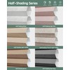 Yoolax Smart Cellular Shades, Motorized Arch Window Shades Honeycomb Blinds