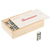 Premium Set of 55 Double Nine Dominoes with Wood Case,