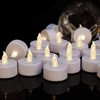 Battery Operated LED Tea Lights :100 Pack Flameless LED Bright