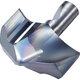 KYOCERA DA1250MGMPR1535 Replaceable Tip Drill Insert, DA, PR1535 Grade, Carbide, Megacoat, 1 Cutting Edges, 0.492" Drill Diameter