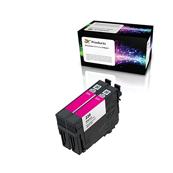 OCProducts Remanufactured Ink Cartridge Replacement for Epson 220 for XP-320