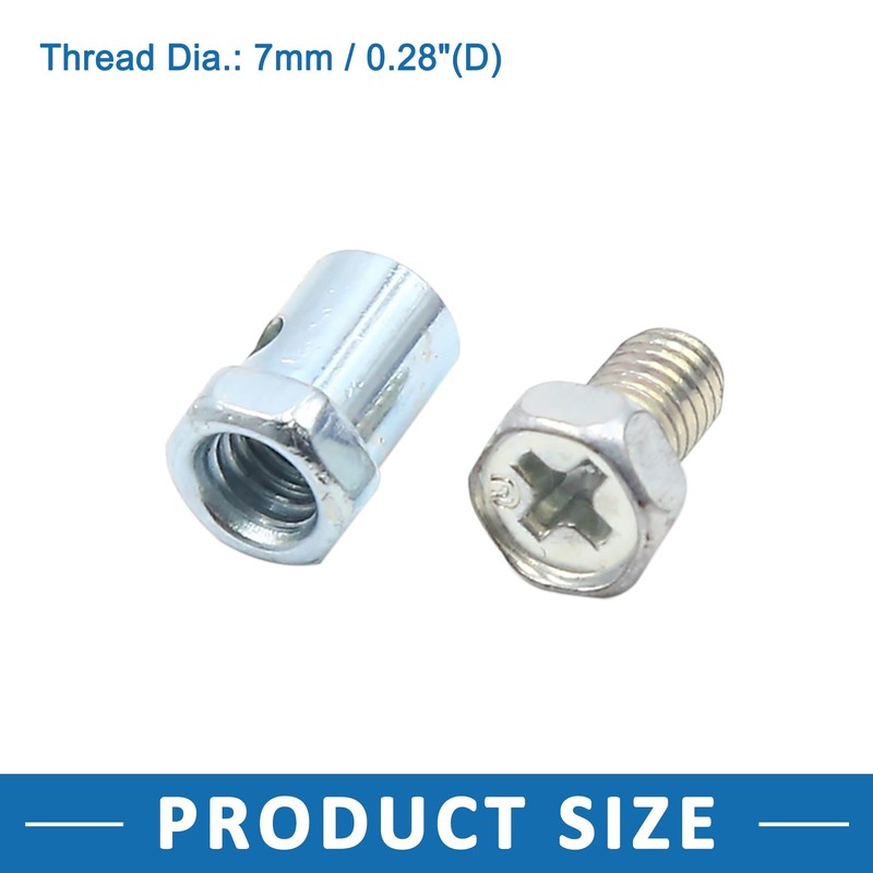 A ABSOPRO Motorcycle Brake Line Cable Screws Fixed Wire Fastener