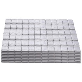 Aain 1/4oz,Stick on Adhesive Wheel Weights,576pcs,48strips/Box,Grey