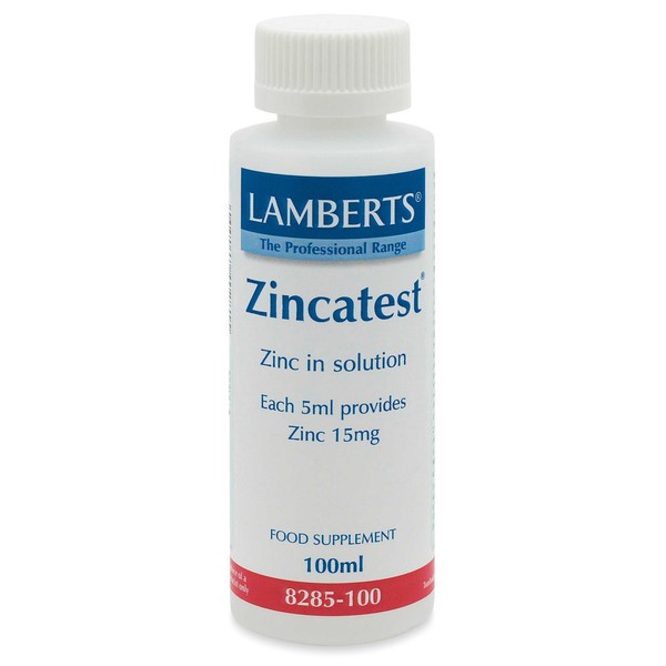 Lamberts Zincatest - Zinc in Solution 100ml 8285