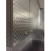 Industrial Utility Diamond Plate Metallic Chrome Finish Vinyl Wrap Underlayer