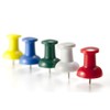 Officemate 92905 - Pinzas gigantes, colores surtidos, 2 tinas de