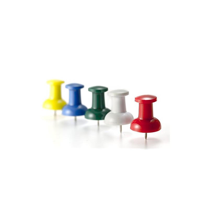 Officemate 92905 - Pinzas gigantes, colores surtidos, 2 tinas de