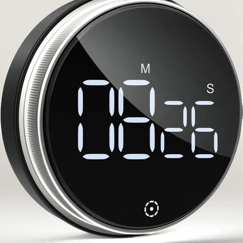 LED Magnetic Timer, Magnetic Countdown Countup Timer with Large LED
