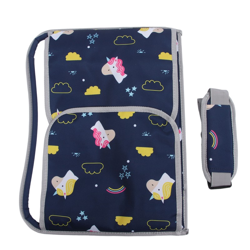 Kids Travel Tray Erasable Drawing Board Organization Pockets Activity Essentials