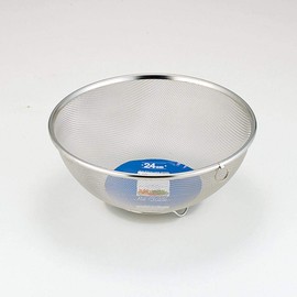 Yoshikawa SH8623 Mizlead II Ball Shaped Colander, Silver, 9.4 inches (24 cm), 18-8 Stainless Steel