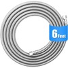 Refrigerator water line - 6 FT Premium Stainless Steel Braided