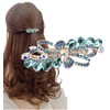 Herbeluemily Barrette, Bijou Stone, Metal Fittings, Hair Clip, Stylish, Adult,