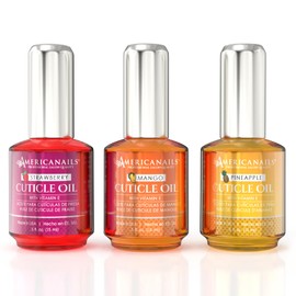 Americanails Scented Cuticle Oil Trio (Strawberry, Mango, Pineapple)