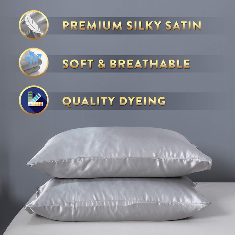 Sleepymoon Duvet Cover Set Silk Like Single Double King Super