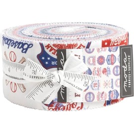Play Ball Jelly Roll 40 2.5-inch Strips Moda Fabrics 33810JR