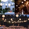 Pallerina 25Ft White Lantern String Lights with 10pcs G40 LED