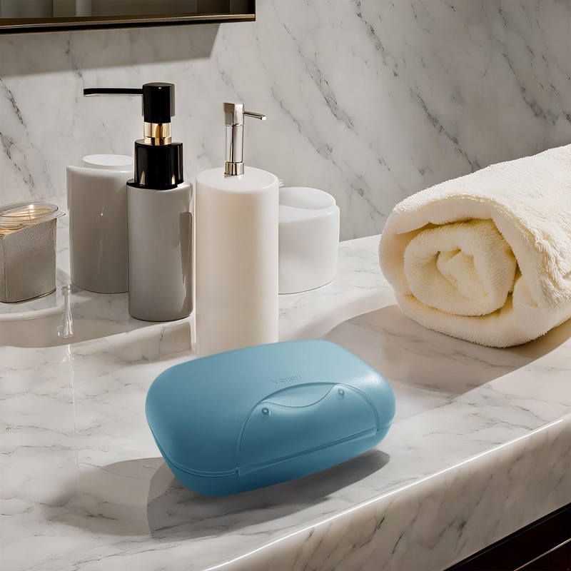 Travel Soap Case Soap Dish Bar Holder Container Box for