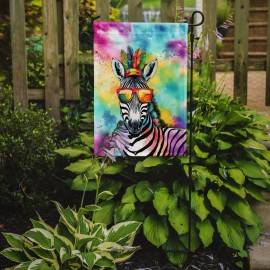 TD Custom Hippie Animals Decorative Flag Nylon Polyester Silk Material with Metal Pole for Automotive Insurance EducationColor: DAC3960, Size: House Size