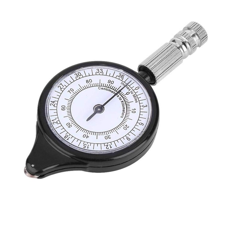 Map Measuring Meter Scale Mileage Odometer for Outdoor Camping Hiking