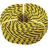 TRUSCO Sign Rope with 3 Run 10.0 mm Yellow/Black